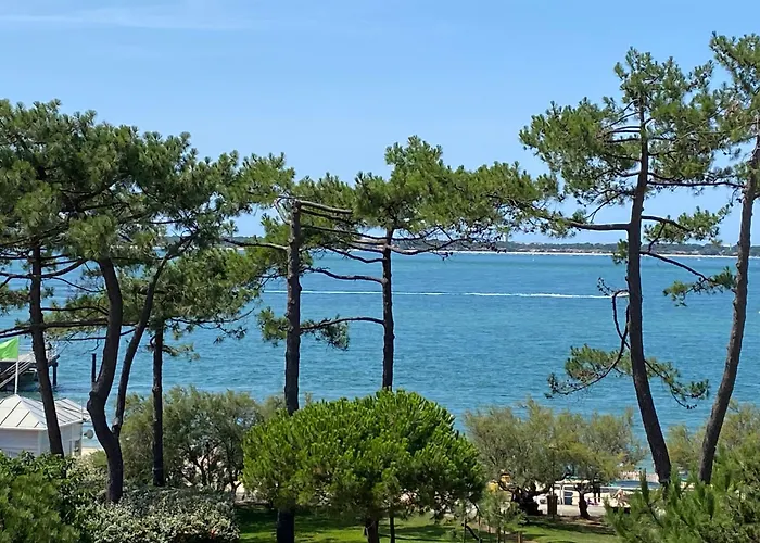 A146 2 Pieces Luminuex Vue Parking Moulleau * Аркашон